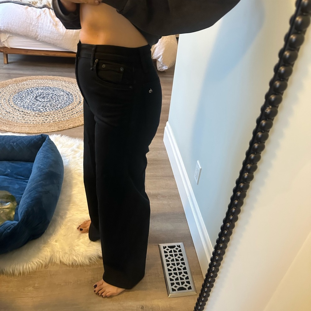 Rag & Bone Black Denim Pants